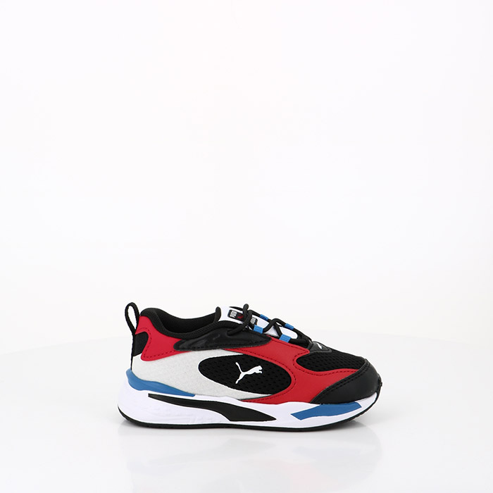 Puma chaussures puma bebe rs fast ac inf puma black urban red future blue 