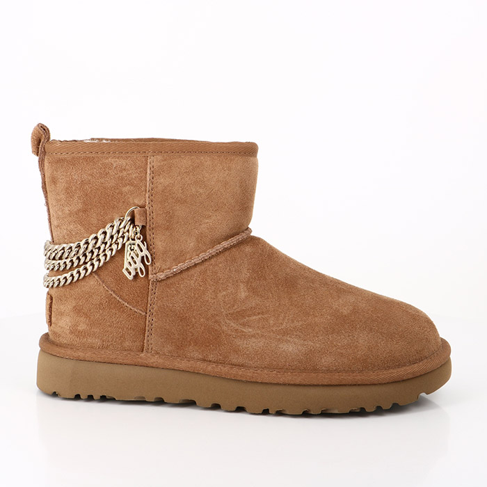 Ugg chaussures ugg classic mini chains chestnut marron