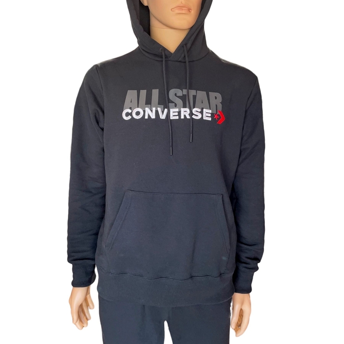Converse textile converse hoodie allstar black noir2500801_1