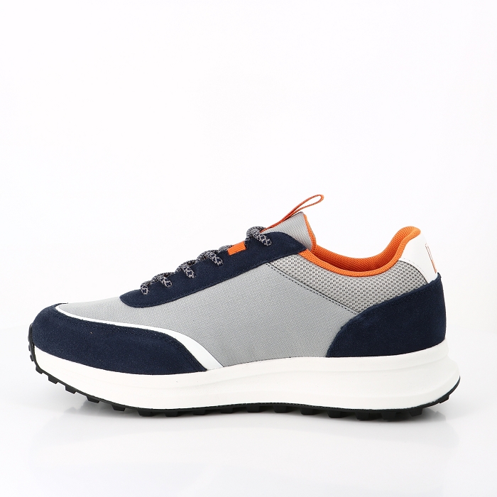 Napapijri chaussures napapijri running man suede nylon grey navy gris2502601_3