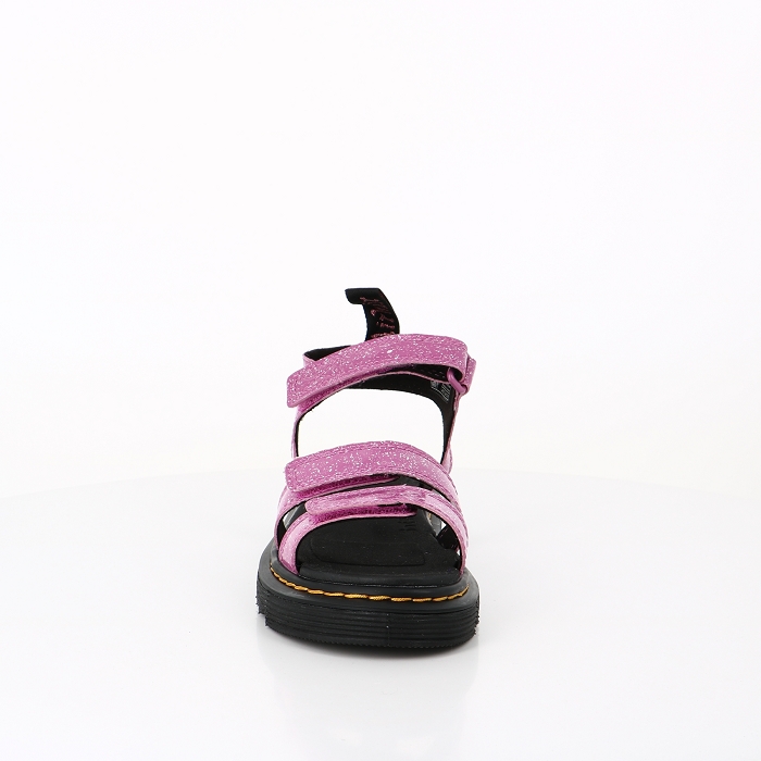 Dr martens chaussures dr martens sandales klaire pailletees dark pink rose2503501_4