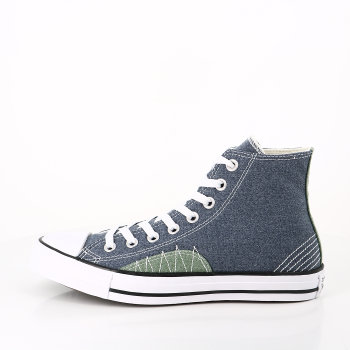 Converse chaussures converse chuck taylor all star stitched recycled canvas  midnight navytreelineegret gris2504501_3