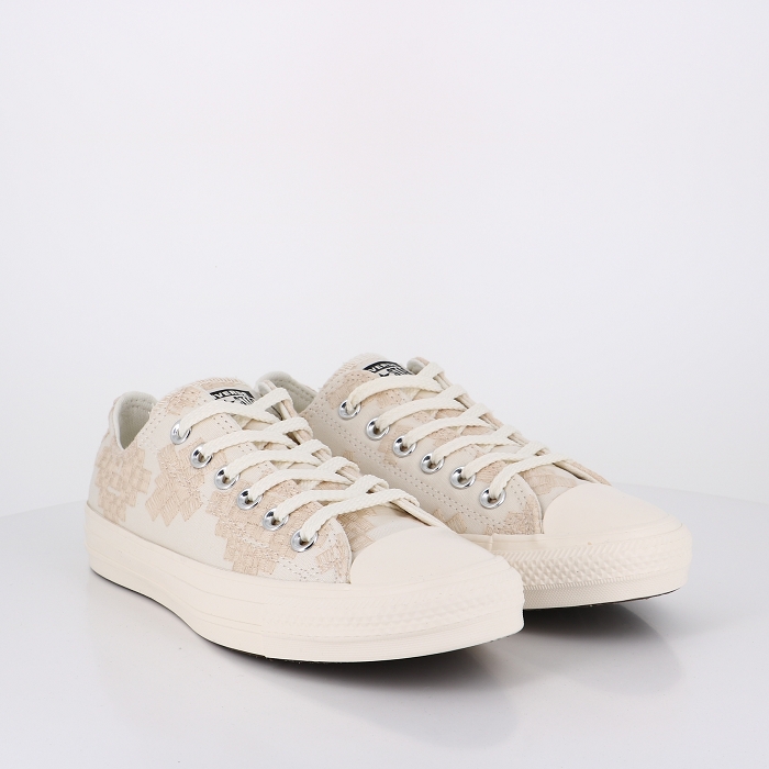 Converse chaussures converse ox vintage white egret egret blanc2504801_5