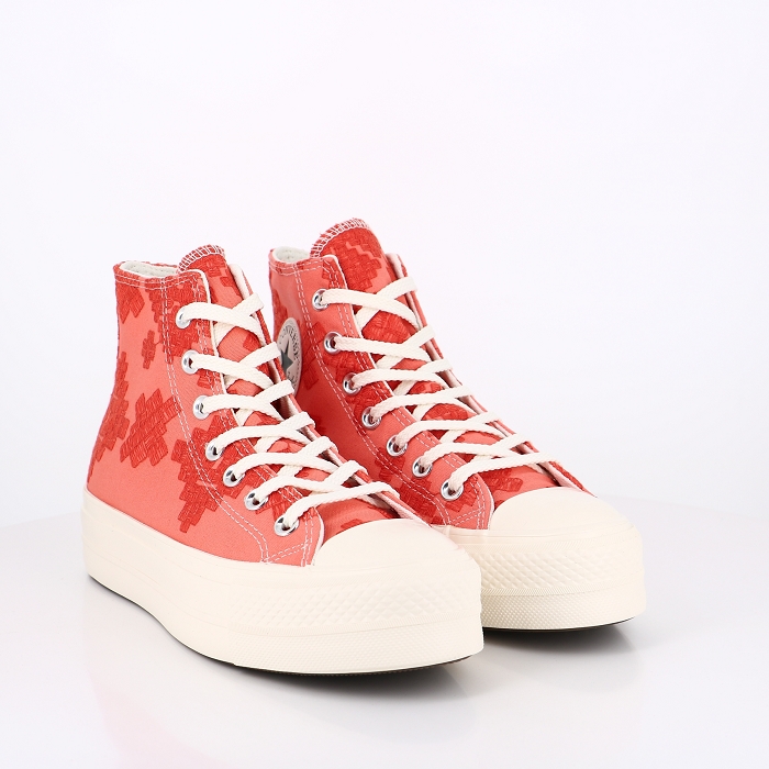 Converse chaussures converse lift hi bright orange madder mantra 2505901_5