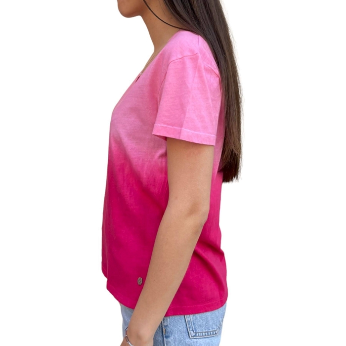 Les tropeziennes textile les tropeziennes lennie rose tee shirt 2506501_2