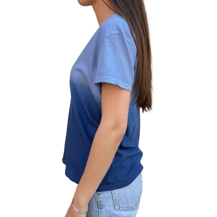 Les tropeziennes textile les tropeziennes lennie bleu tee shirt 2507301_2