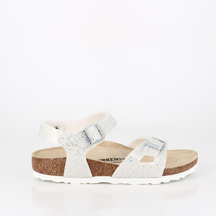 Birkenstock chaussures birkenstock rio cosmic sparkle white 