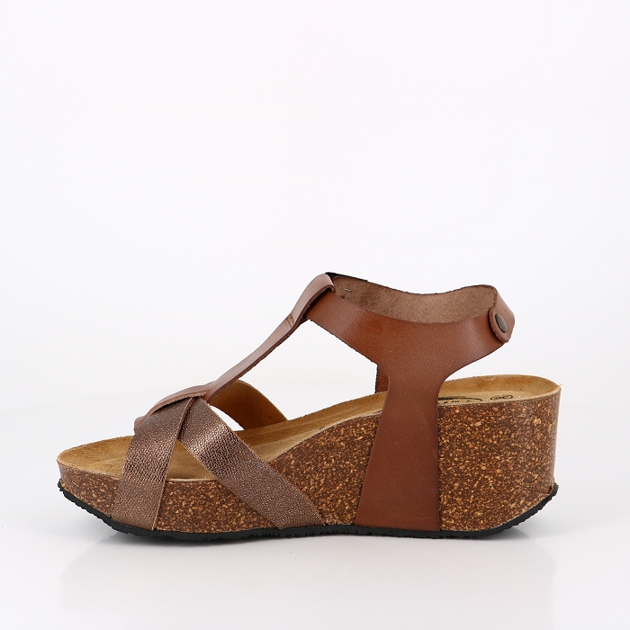 Plakton chaussures plakton so cross marylin bronce taupe 2512601_3