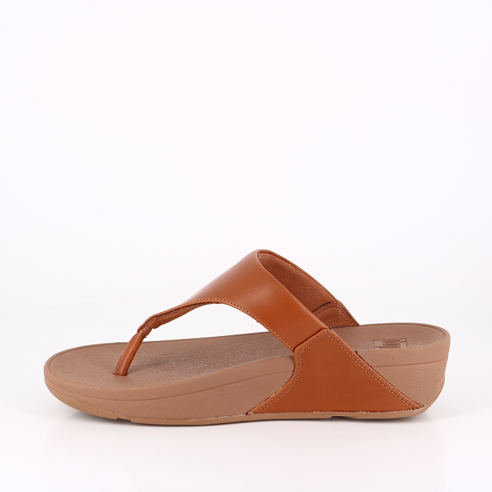 Fitflop chaussures fitflop lulu tongs en cuir light tan marron2514401_3