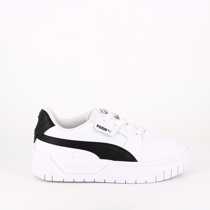 Puma chaussures cali dream lth wns blanc noir blanc