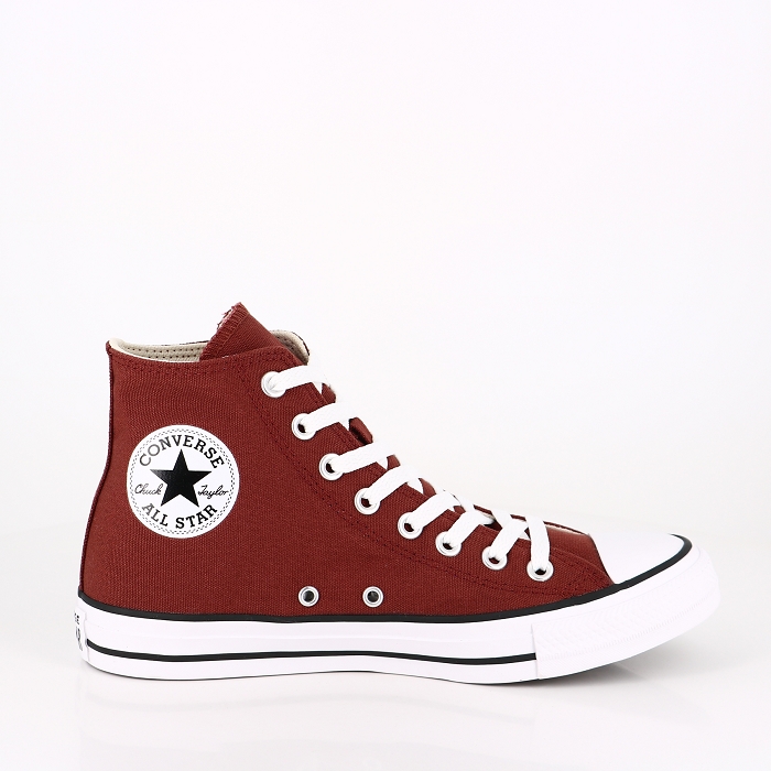 Converse chaussures converse hi rosewoodwhiteblack marron