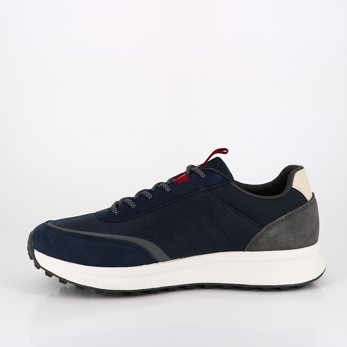 Napapijri chaussures napapijri navy grey man nylon suede running gris2521601_3