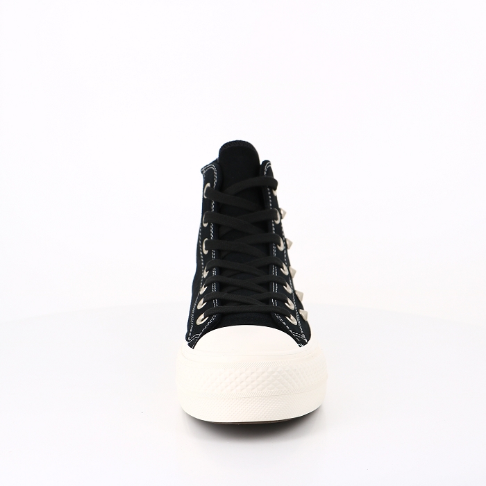 Converse chaussures converse lift hi platform suede studs black light gold egret noir2522501_2