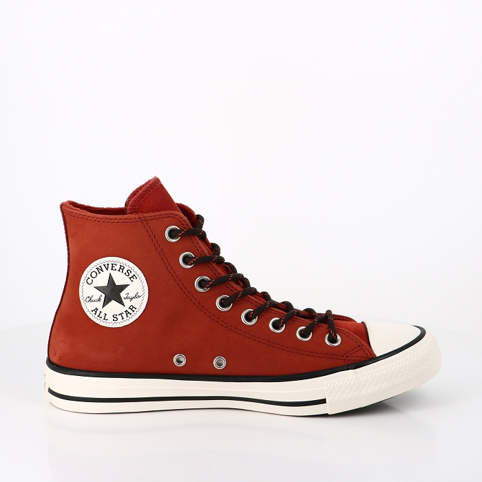 Converse chaussures converze hi rugged orange velvet brown orange