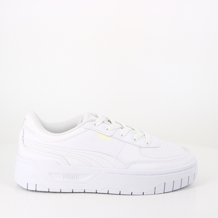 Puma chaussures puma cali dream v2 lth white blanc