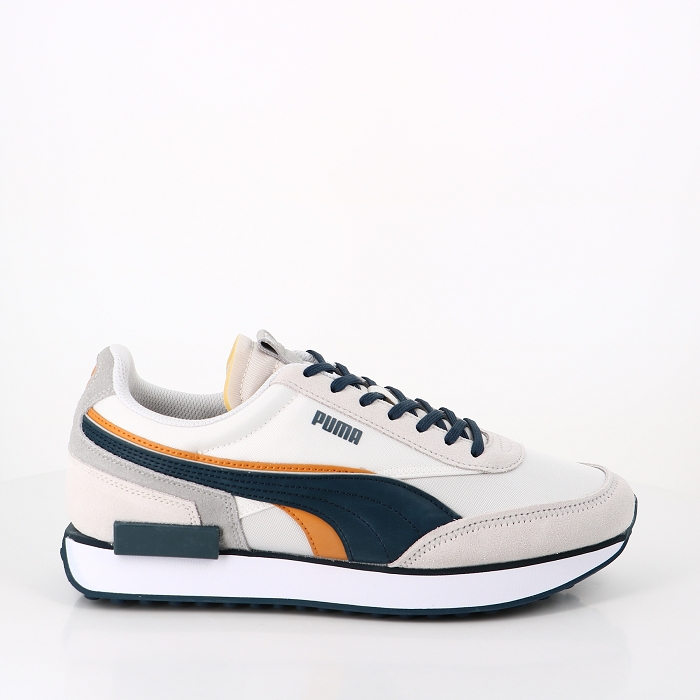 Puma chaussures puma future rider double white feather gray blanc