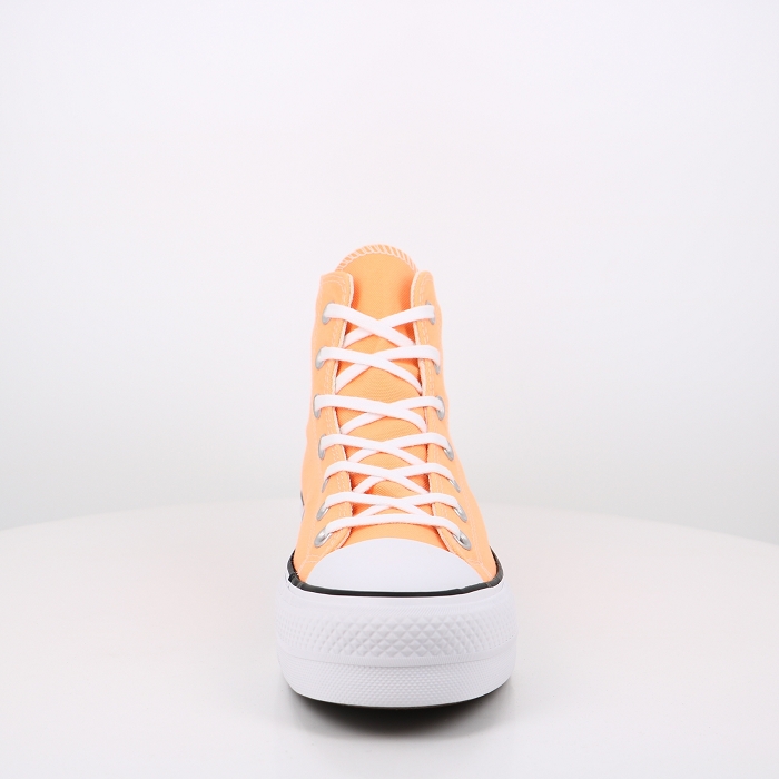 Converse chaussures converse hi lift platform peach beam jaune2526301_2