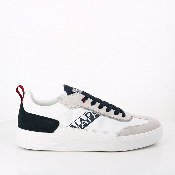 Napapijri chaussures napapijri white navy blanc