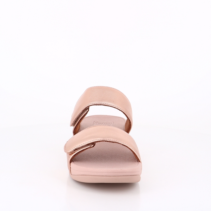 Fitflop famille fitflop lulu mules ajustables cuir metallise rose gold 2530501_2