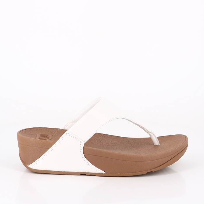 Fitflop chaussures fitflop lulu tongs en cuir blanc blanc