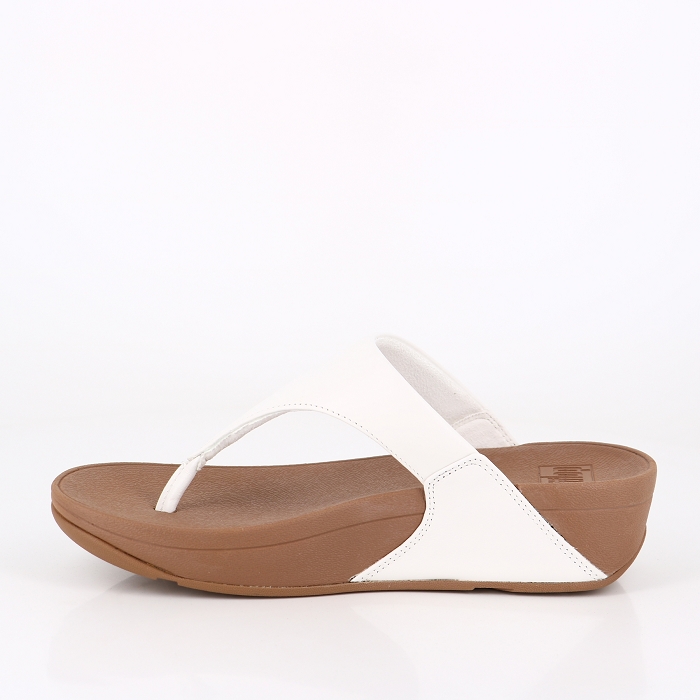 Fitflop chaussures fitflop lulu tongs en cuir blanc blanc2530601_3