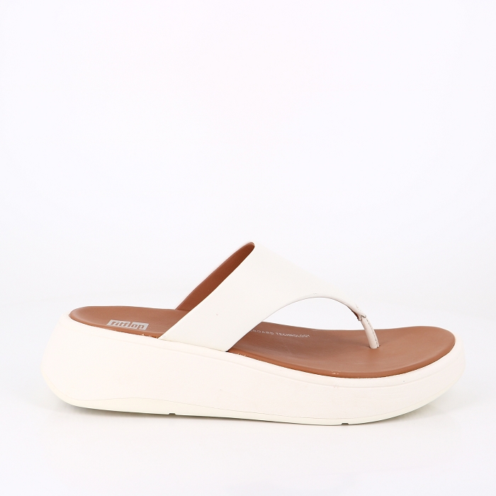 Fitflop famille fitflop f mode platform en cuir cream 