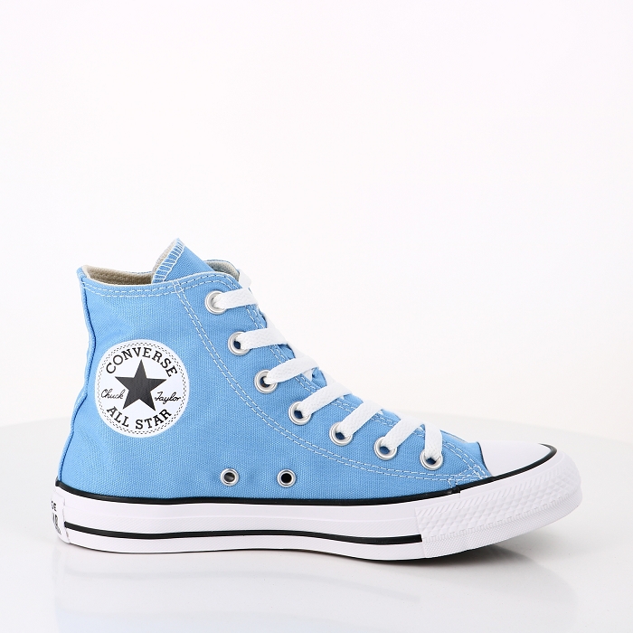 Converse chaussures converse hi light blue bleu