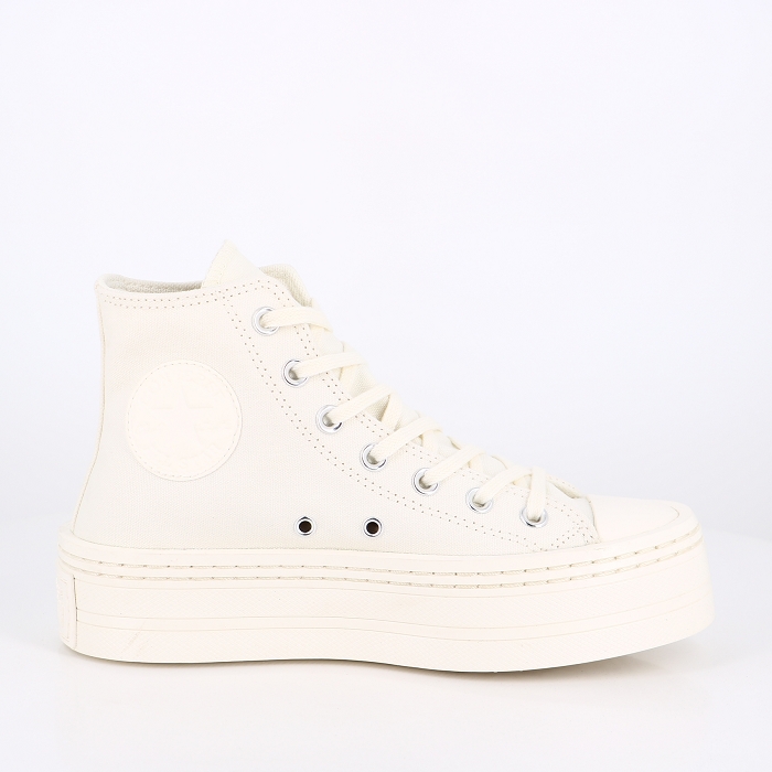 Converse chaussures converse modern lift hi egret blanc