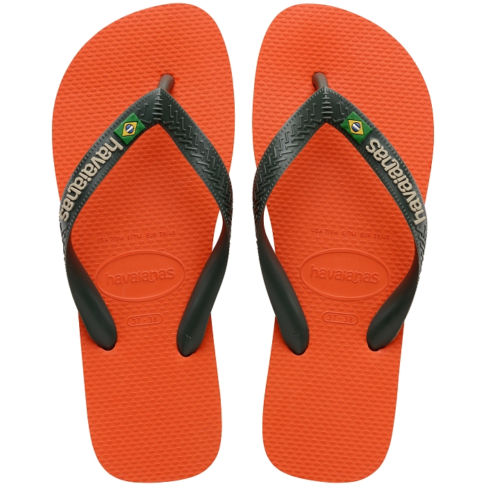 Havaianas chaussures havaianas brasil logo sunset orange 