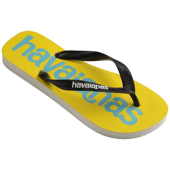 Havaianas chaussures havaianas top logomania 2 white black 2533901_2