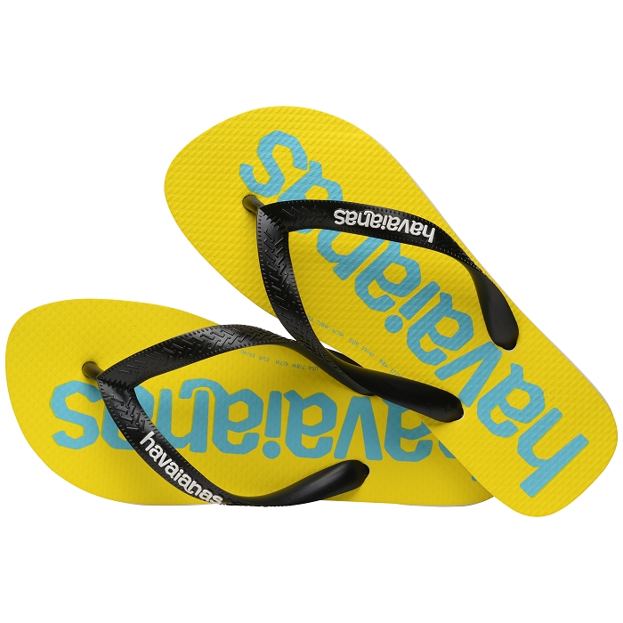 Havaianas chaussures havaianas top logomania 2 white black 2533901_3