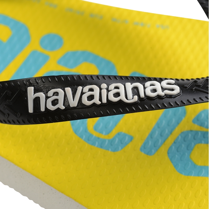 Havaianas chaussures havaianas top logomania 2 white black 2533901_4