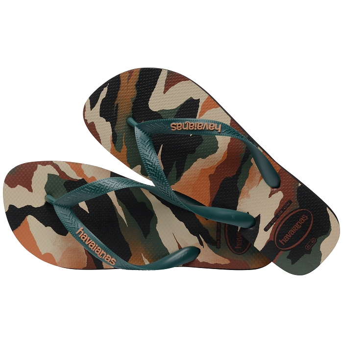 Havaianas chaussures havaianas top camu black pantanal green 2534901_3