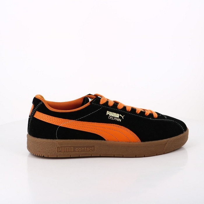 Puma chaussures puma  delphin black pumpkin pie noir