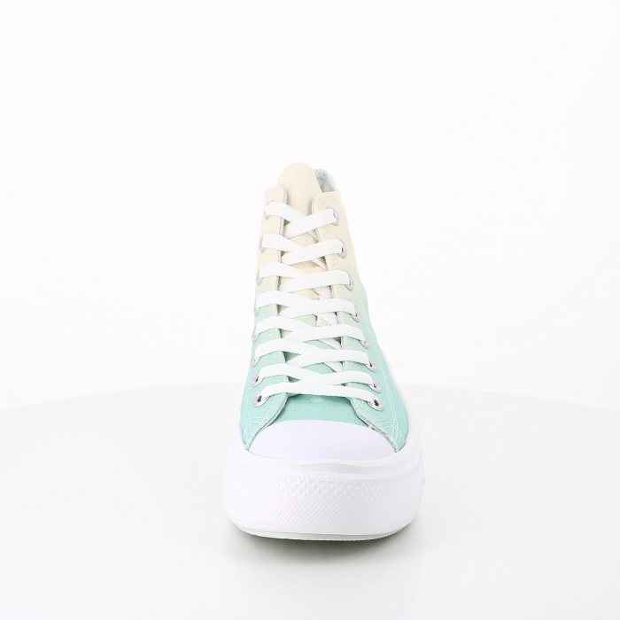 Converse chaussures converse chuck taylor all star move hi egret light dew white multicouleur6000101_4