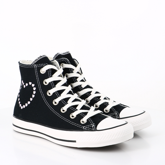 Converse chaussures converse chuck taylor all star embroidered hearts noirblanc vintage noir6000901_5