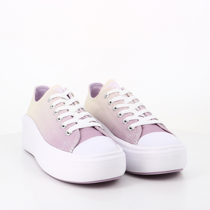 Converse chaussures converse move platform ombre aigrette amethyste pale blanc multicouleur6001001_5