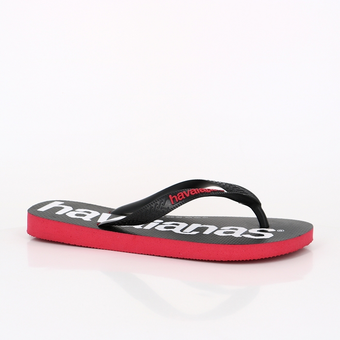 Havaianas chaussures havaianas top logomania 2 ruby red noir6001701_3