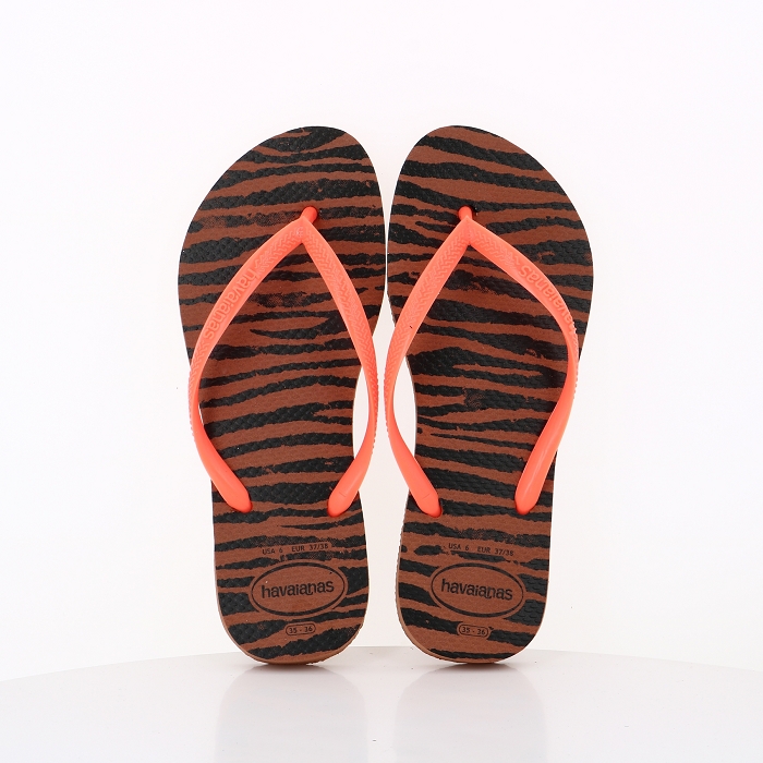 Havaianas chaussures havaianas slim animals rust orange orange