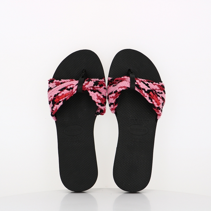 Havaianas chaussures havaianas you saint tropez mesh black noir