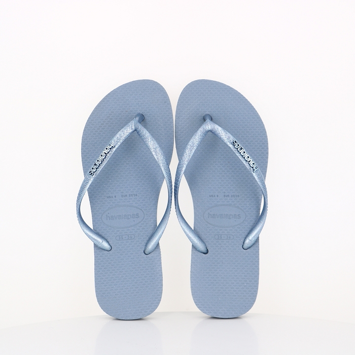 Havaianas chaussures havaianas slim metallic ashley blue bleu