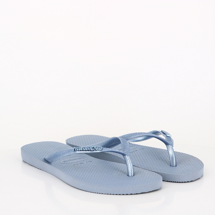 Havaianas chaussures havaianas slim logo metallic ashley blue bleu6002501_4