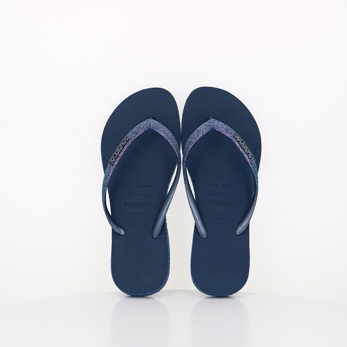 Havaianas chaussures havaianas slim sparkle ii nautical blue bleu