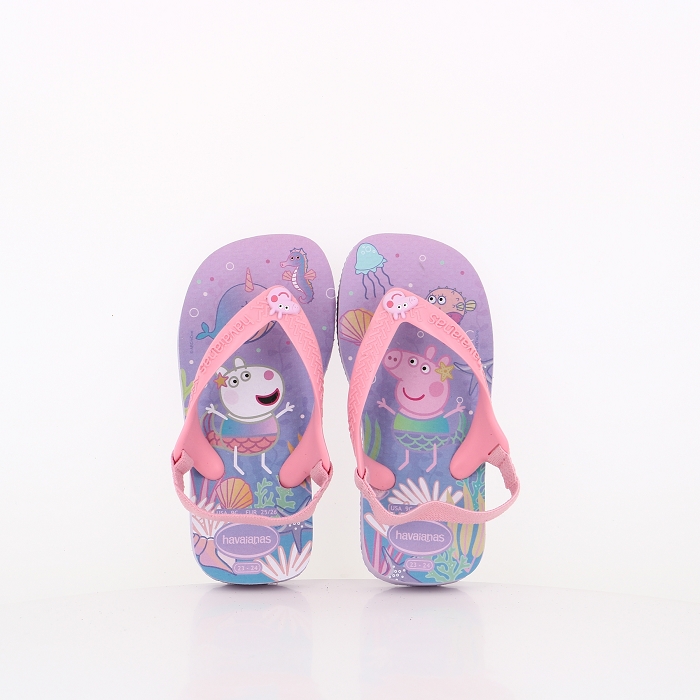 Havaianas chaussures havaianas baby peppa  pig lilas calmo violet