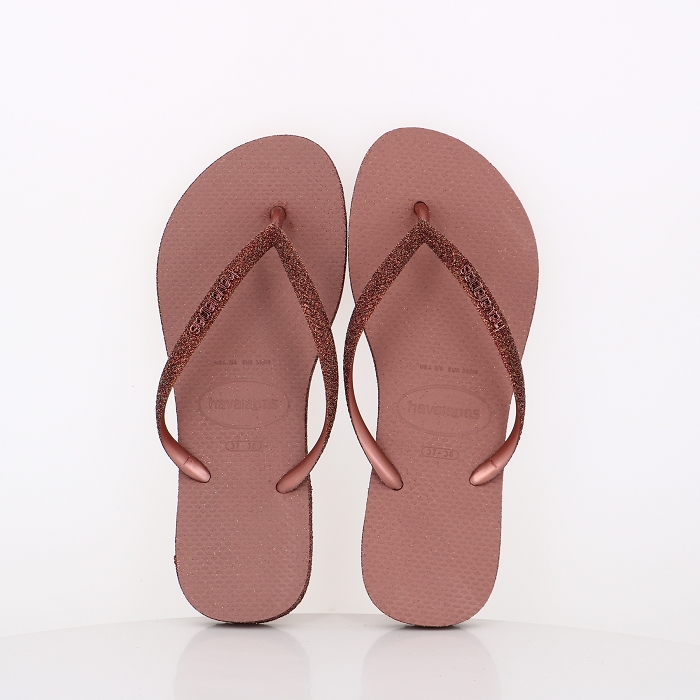 Havaianas chaussures havaianas slim sparkle ii crocus rose rose