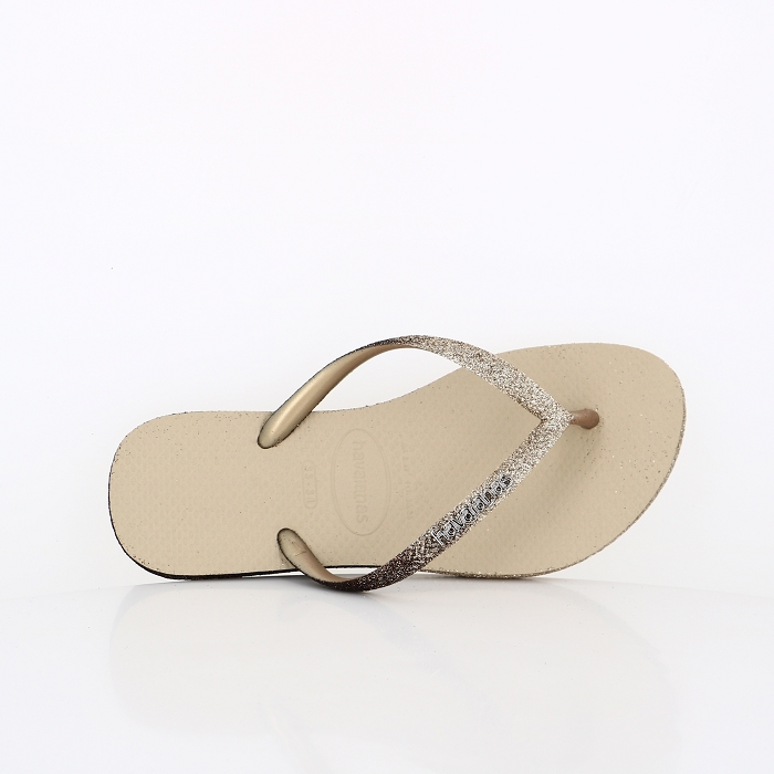 Havaianas chaussures havaianas enfant slim sparkle ii sand grey or6003701_2