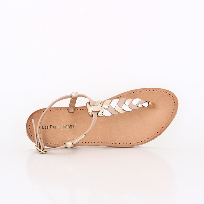 Les tropeziennes chaussures les tropeziennes hodin nude or 