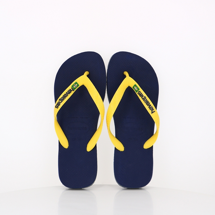 Havaianas chaussures havaianas brasil logo marine yellow citrus jaune