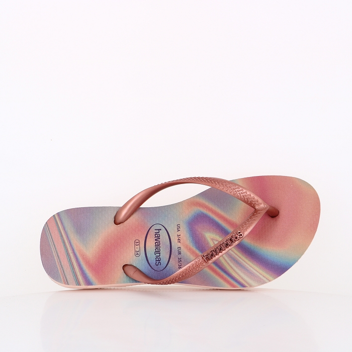 Havaianas chaussures havaianas enfant slim iridescent ballet rose rose6011801_2