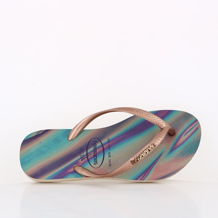 Havaianas chaussures havaianas enfant slim iridescent sand grey beige6011901_2